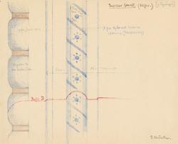 Tegninger til spisestuemøbler for professor Brandt [Presenta