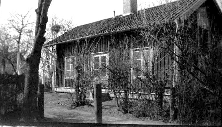 Skara. Torsgatan 6, våren 1934.
Fastigheten Torsgatan 6 förvärvades och restaurerades av Elsa och Karl Rehn 1933.