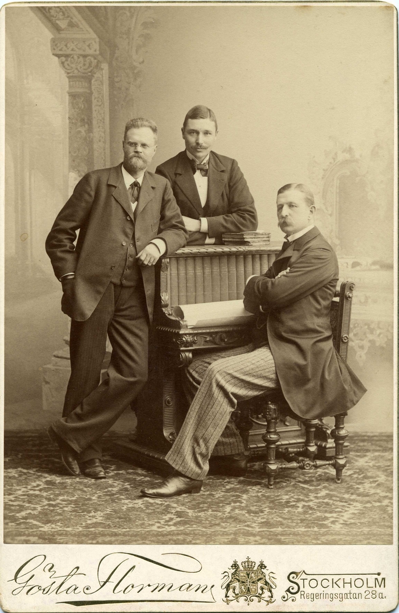 Expeditionskåren 1896: Ekholm, Strindberg, Andrée