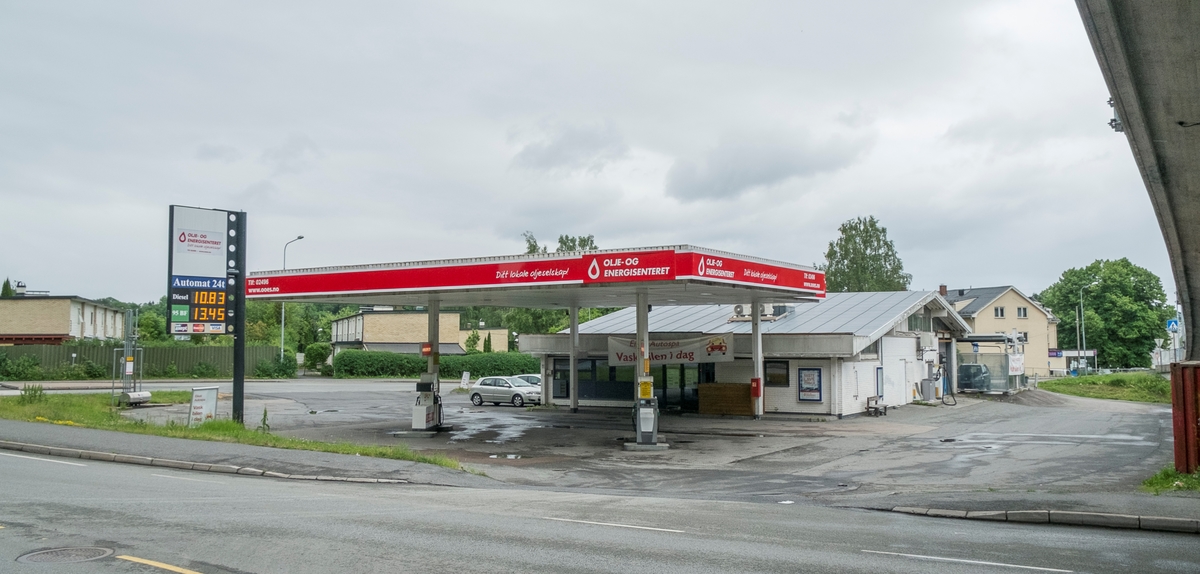 Eikeli bensin A/S bensinstasjon Nordveien Eiksmarka Bærum