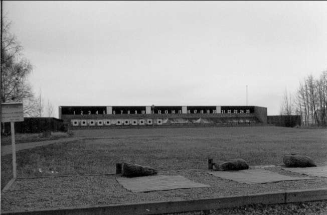 Karlsborg, gamla skjutbanan på Heden, år 1969.