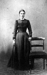 Portrett av Katrine Rochmann, f. Olsen, Stangnes, 1842.