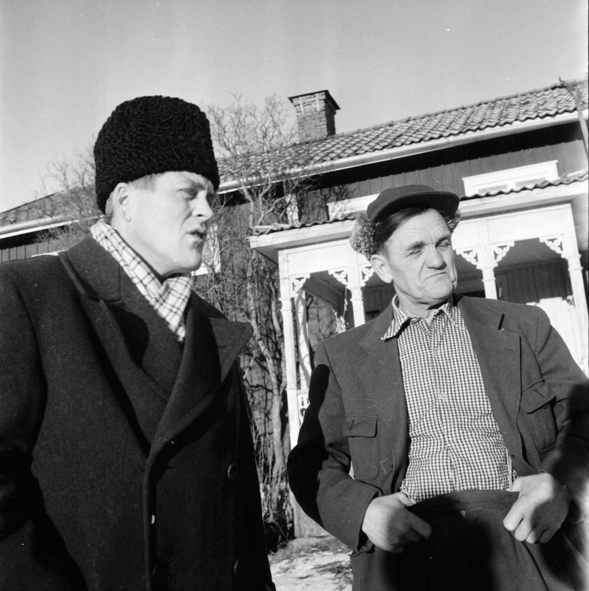 Andesladugård. Jonas Jonsson, Per Berglöf, Viktor Andersson.
Forsa december 1957