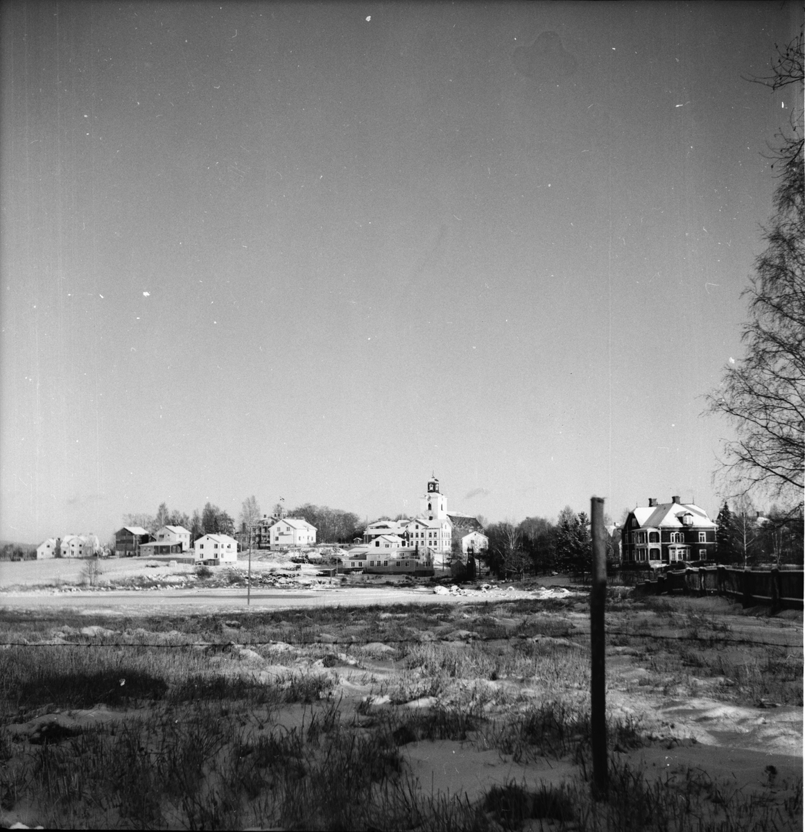 Alfta kyrkby.
Vintern 1952