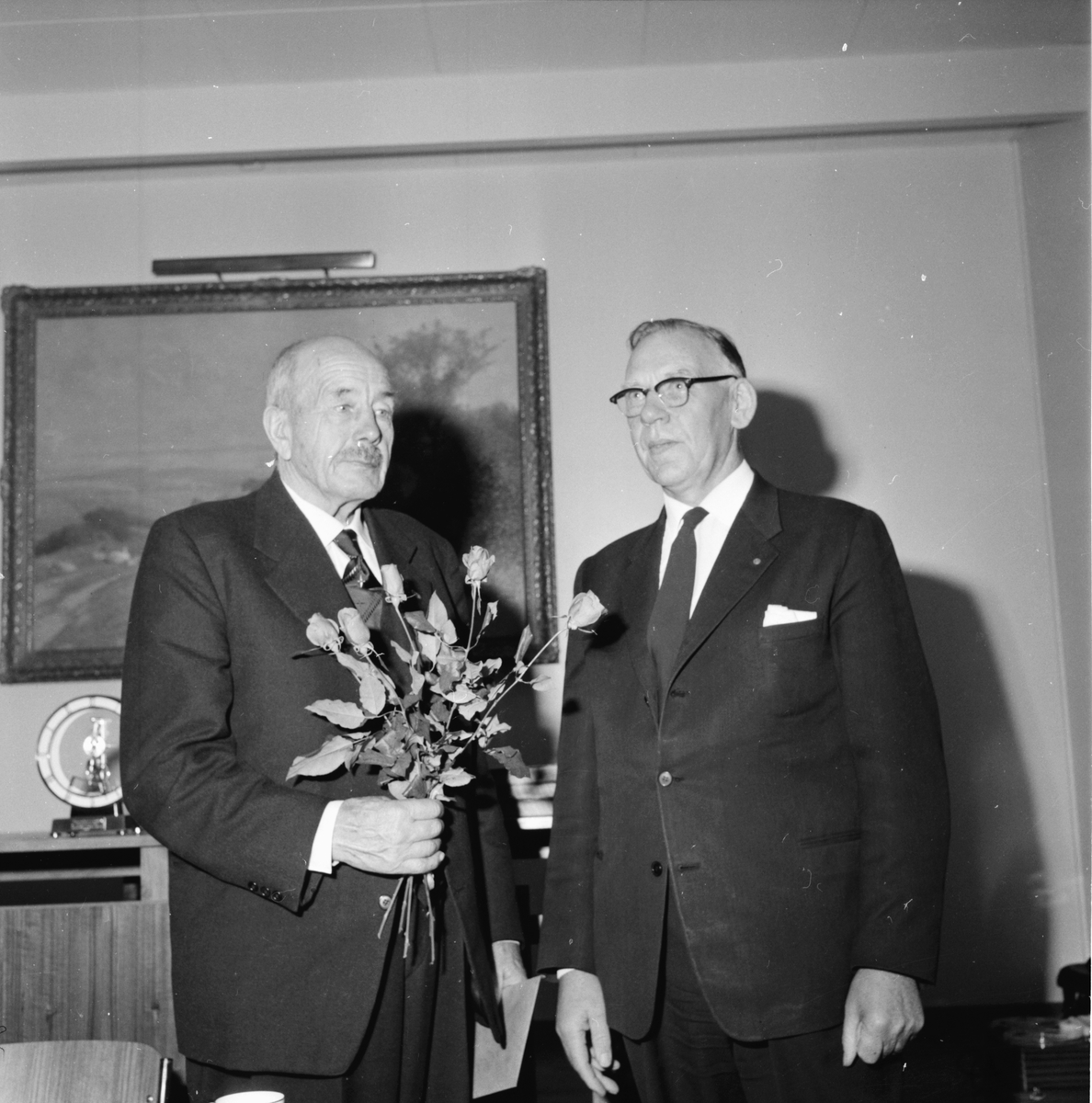 Komm.Fullm. David Petterssons farväl, Skog, 15 dec. 1962