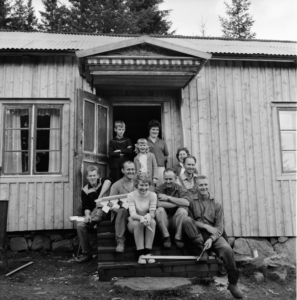 Alfta frisksportares stuga i Malviksbo.
9/9-1962