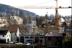 Fotografier fra byggeprosessen til Teknisk museums bygg på K