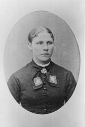 Portrett av kvinne - Klara Johannesdatter Müller, født 1867