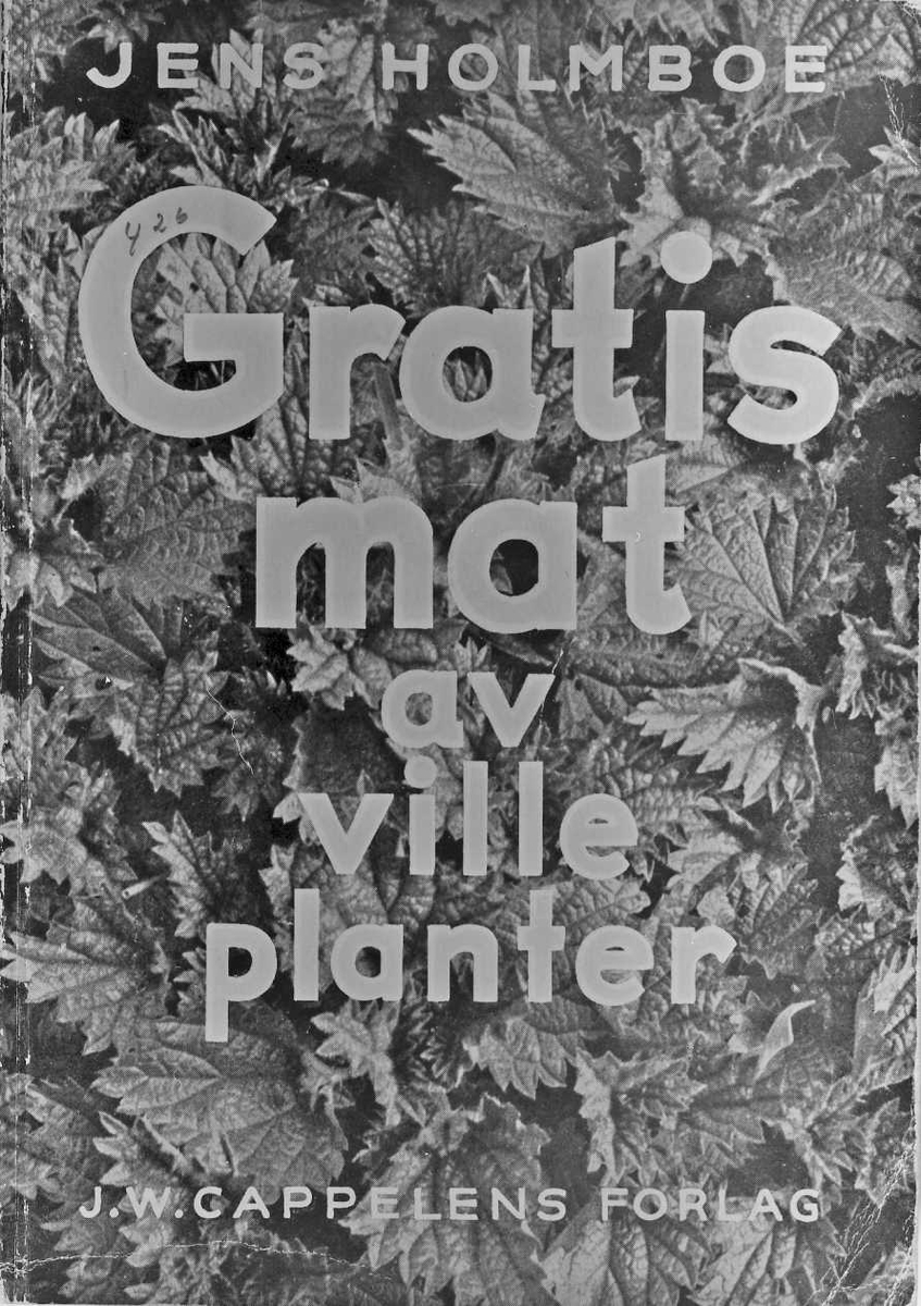 Framsiden av boken til Jens Holmboe: "Gratis mat av ville planter"