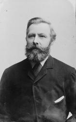 Portrett av mann med skjegg