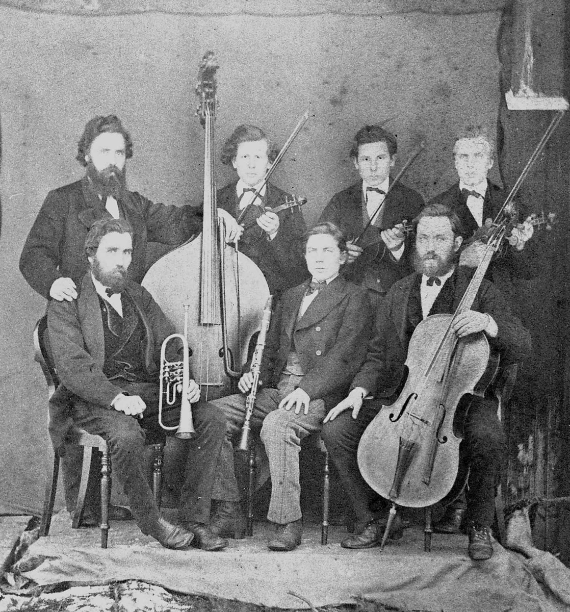 Orkester. Ytre Rendal Orkester - Stormusikken, 1878.