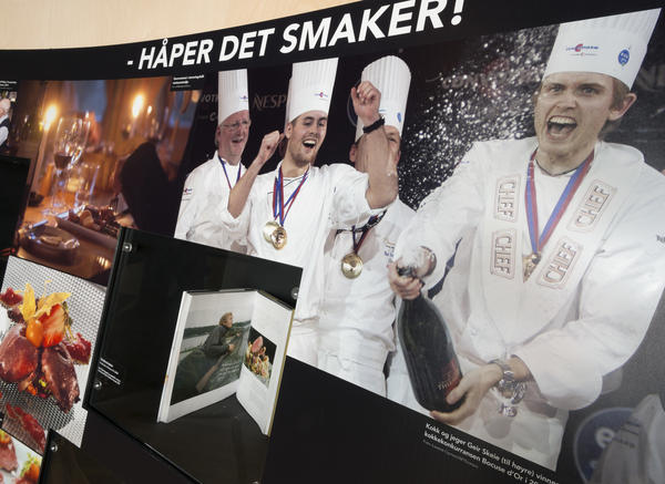 Mesterkokker i Tråkk-utstillingen. Foto/Photo