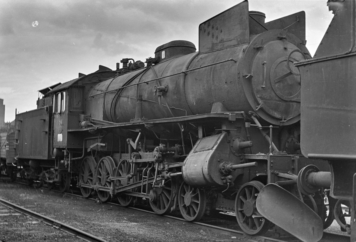 Damplokomotiv type 31a nr. 284, hensatt i Lodalen i Oslo.