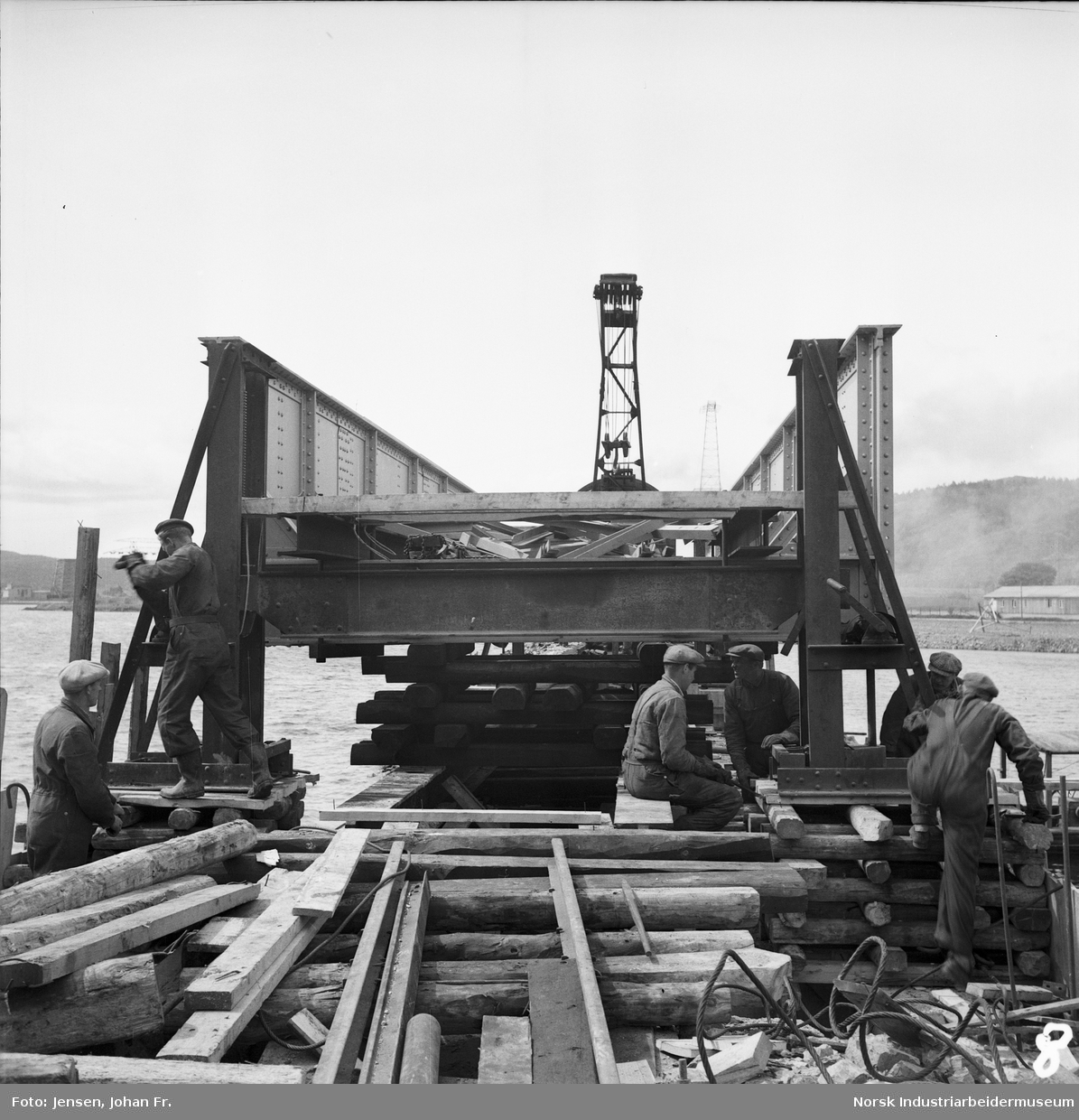 Arbeidere ved Havnebanen.