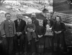 Rikard Berges fotoarkiv. Bergsfolki Berge i Øyfjell, Rauland