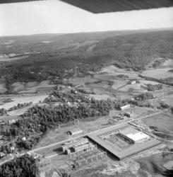 Sogn, Studentbyen. (Flyfoto) Fullt utbygd langs Songsveien. 
