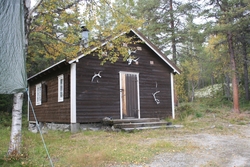 koie, jakt, Myrfloen,  Atndalen, Stor-Elvdal