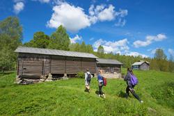 Skoleelever på Oppistun Børli, arrangement i regi av Kongsvi