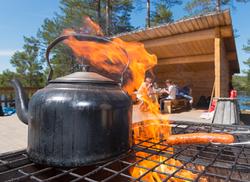 Bilder fra Blokkodden Villmarksmuseum ved Drevsjøen i Engerd