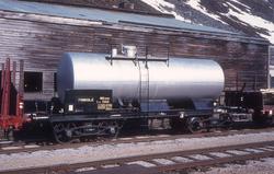 Tankvogn litra Qo2 nr. 73031 på Myrdal stasjon