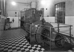 Interiør fra maskinrommet ved I. C. Piene & Søn i Buvika