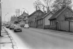 Vålerenga. Strømsveien. April 1970