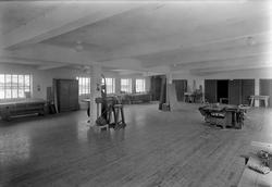 Interiør fra snekkerverkstedet ved I. C. Piene & Søn i Buvik