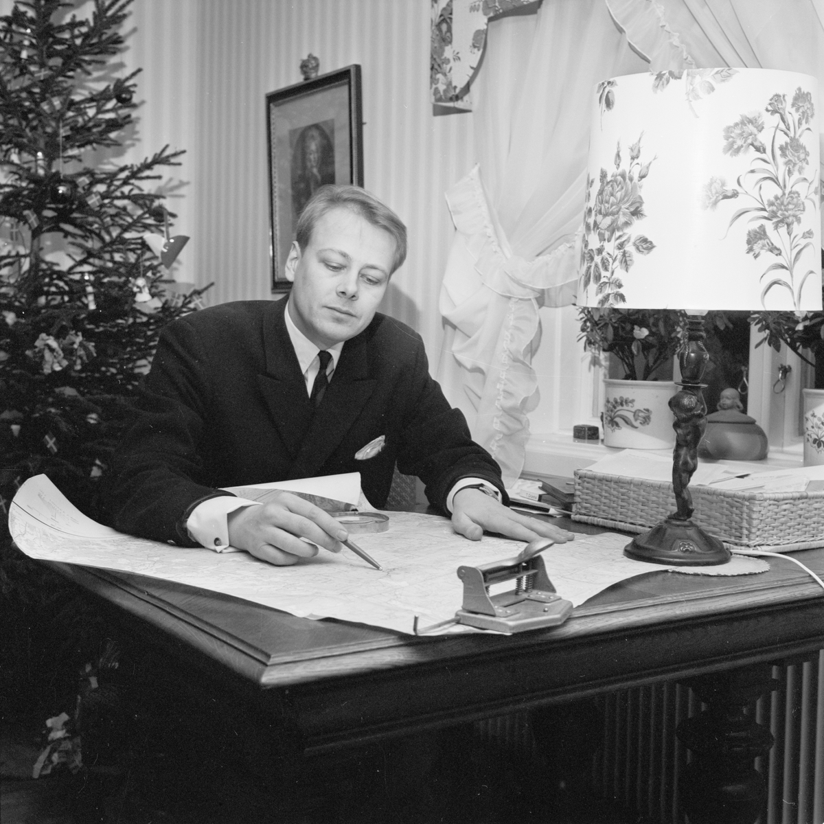 Magnus Åkerman, Söderfors, Söderfors socken, Uppland, januari 1967