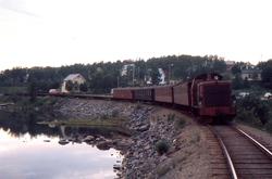 Finneid stasjon hvor diesellokomotivet SAULO skifter sammen 