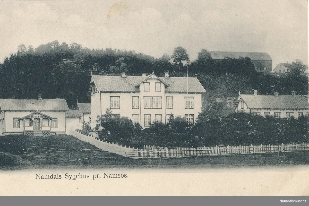 Namdal Sykehus. 1884 bygget