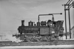 Damplokomotiv type 25a nr. 227 i skiftetjeneste på Trondheim