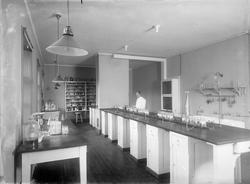 Laboratorium på Statens meieriskole