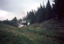 Damptog på museumsbanen Urskog-Hølandsbanen, Tertitten.