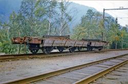 Thamshavnbanens stakevogner litra N nr. 104 og 101 på Løkken