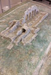 Modell av Domkirkeruinen