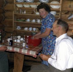 Portrett av Halvor Berget og Guri Midtgård Berget..