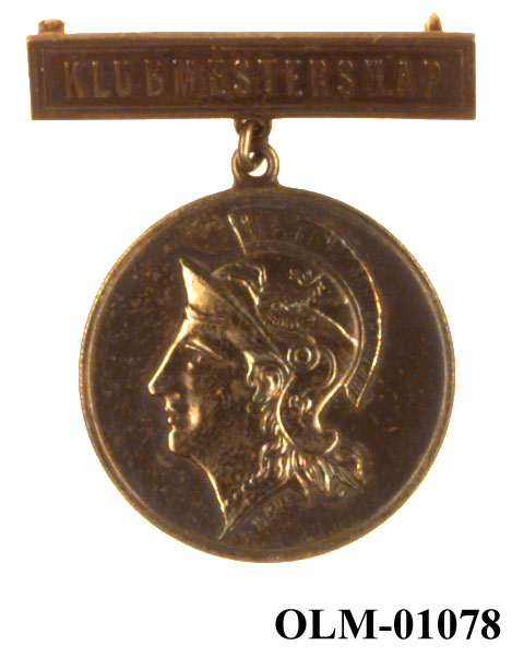 32 forskjellige medaljer og merker i ramme.
Bilde 7 er deltdagermerke fra Amsterdam 1928.
Bilde 18 og 19 er deltagermedalje fra Amsterdam 1928.
Bilde 20 og 21 er sølvmedaljen fra Antwerpen 1920.
Bilde 26 og 27 av bronsemedaljen fra Paris 1924.
Bilde 39 og 40 minnemedaljen fra Antwerpen 1920.
