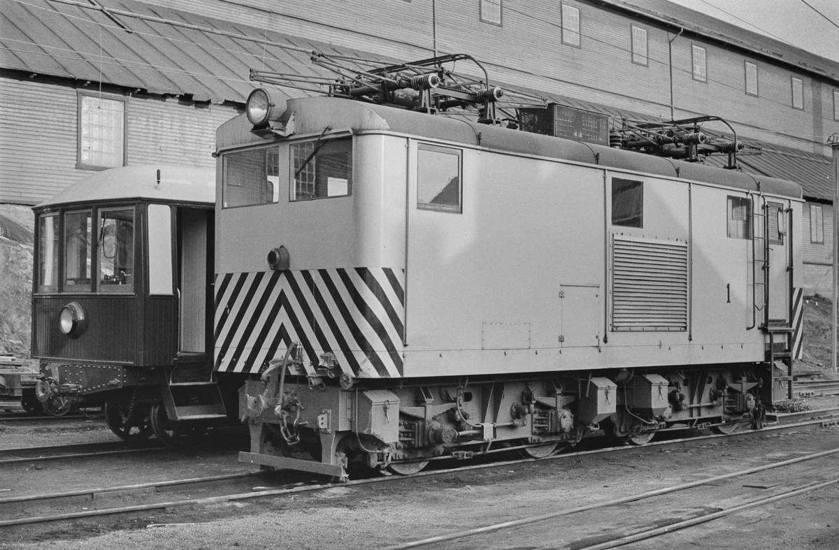 Thamshavnbanens elektriske lokomotiv nr. 1.