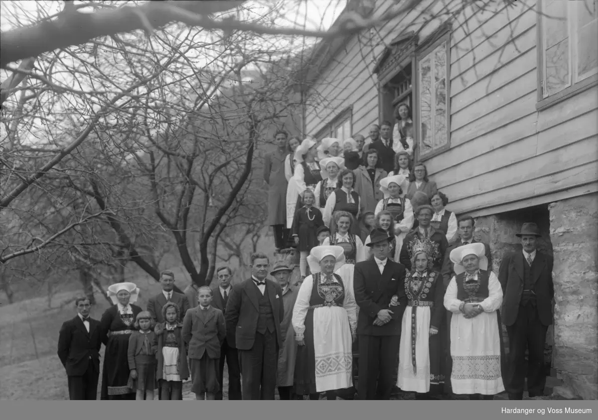 Bryllup Margreta Og Erik T Høisæter Hardanger Og Voss Museum