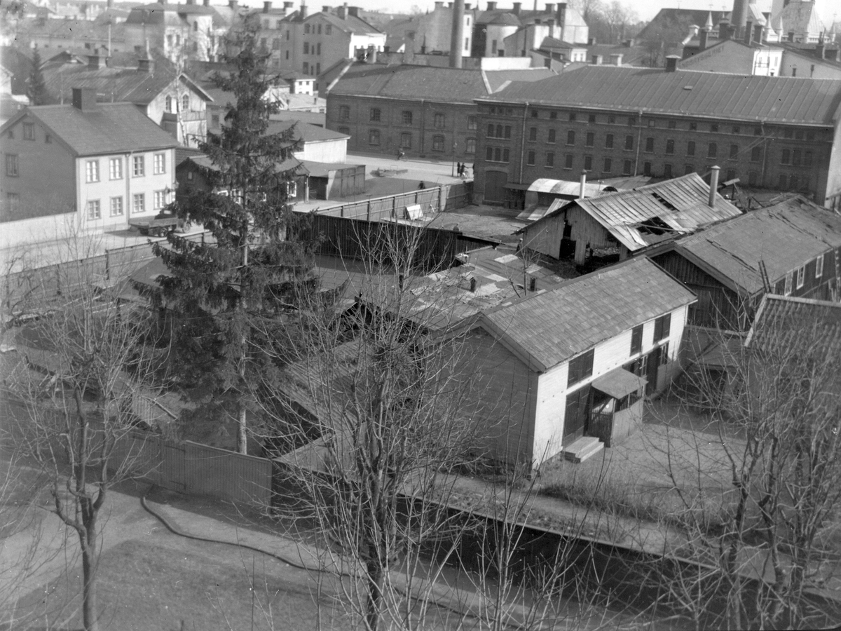 Brand i Gävle. 9 april 1945
