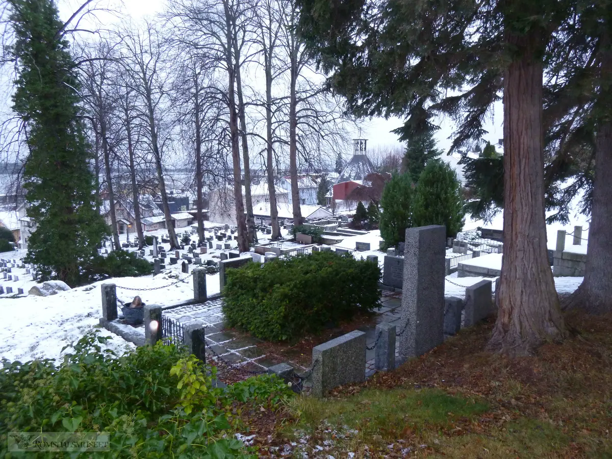 Oscar Hanssens familiegravsted på Nedre gravsted i Molde.