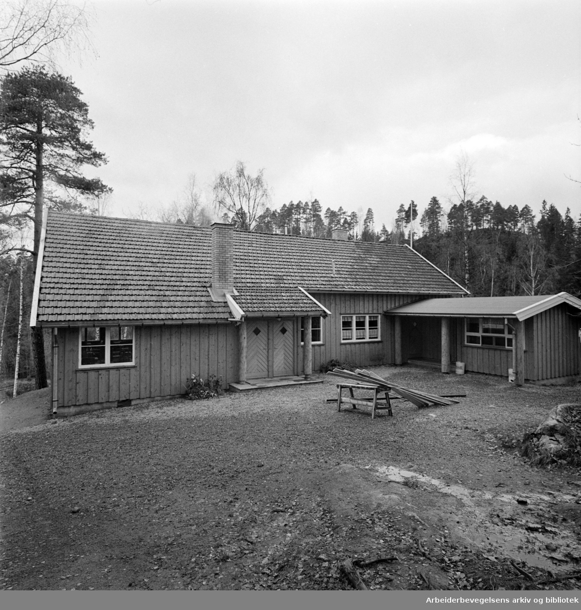 Rustadsaga serveringsted. November 1959