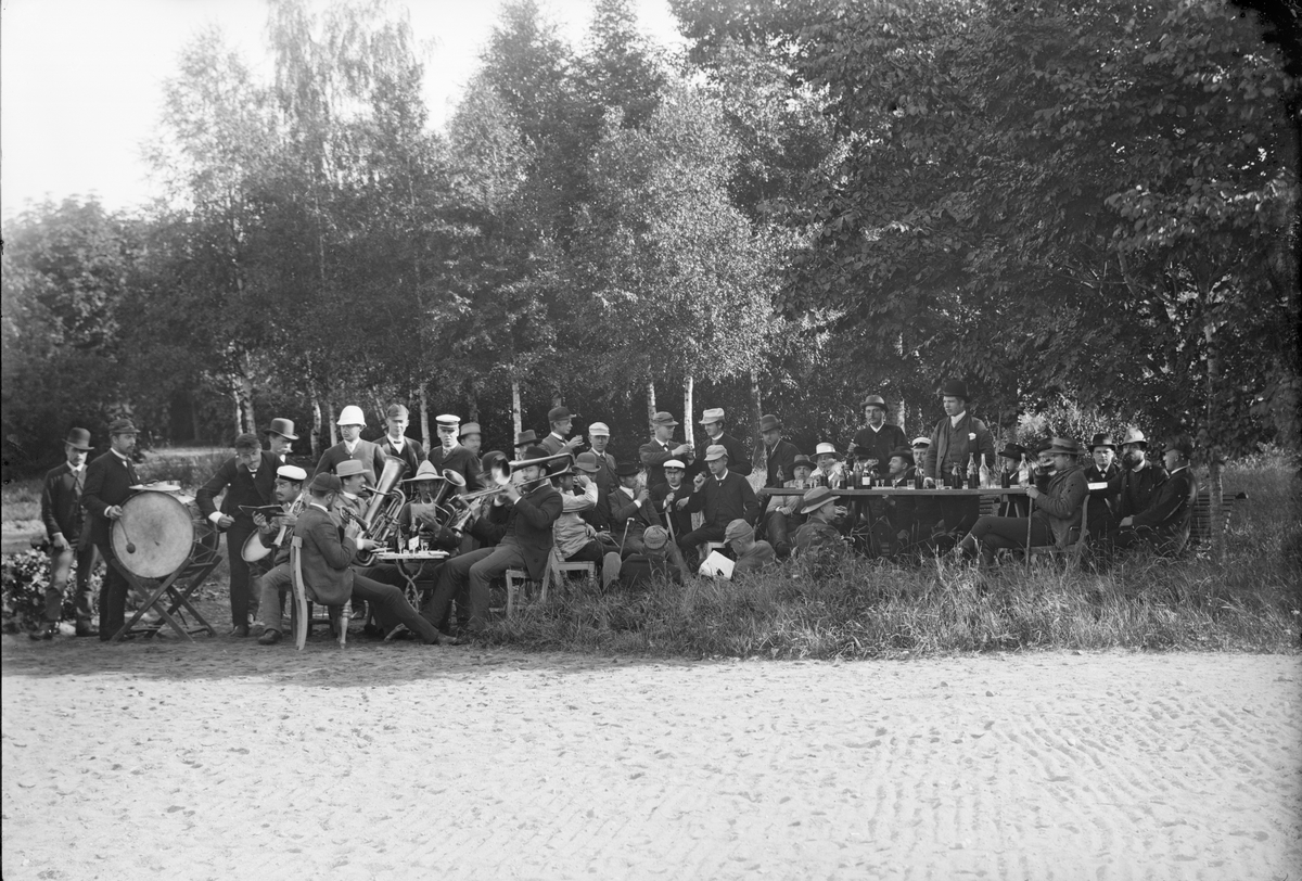 Lärare och elever vid Ultuna lantbruksinstitut, Uppsala 1888