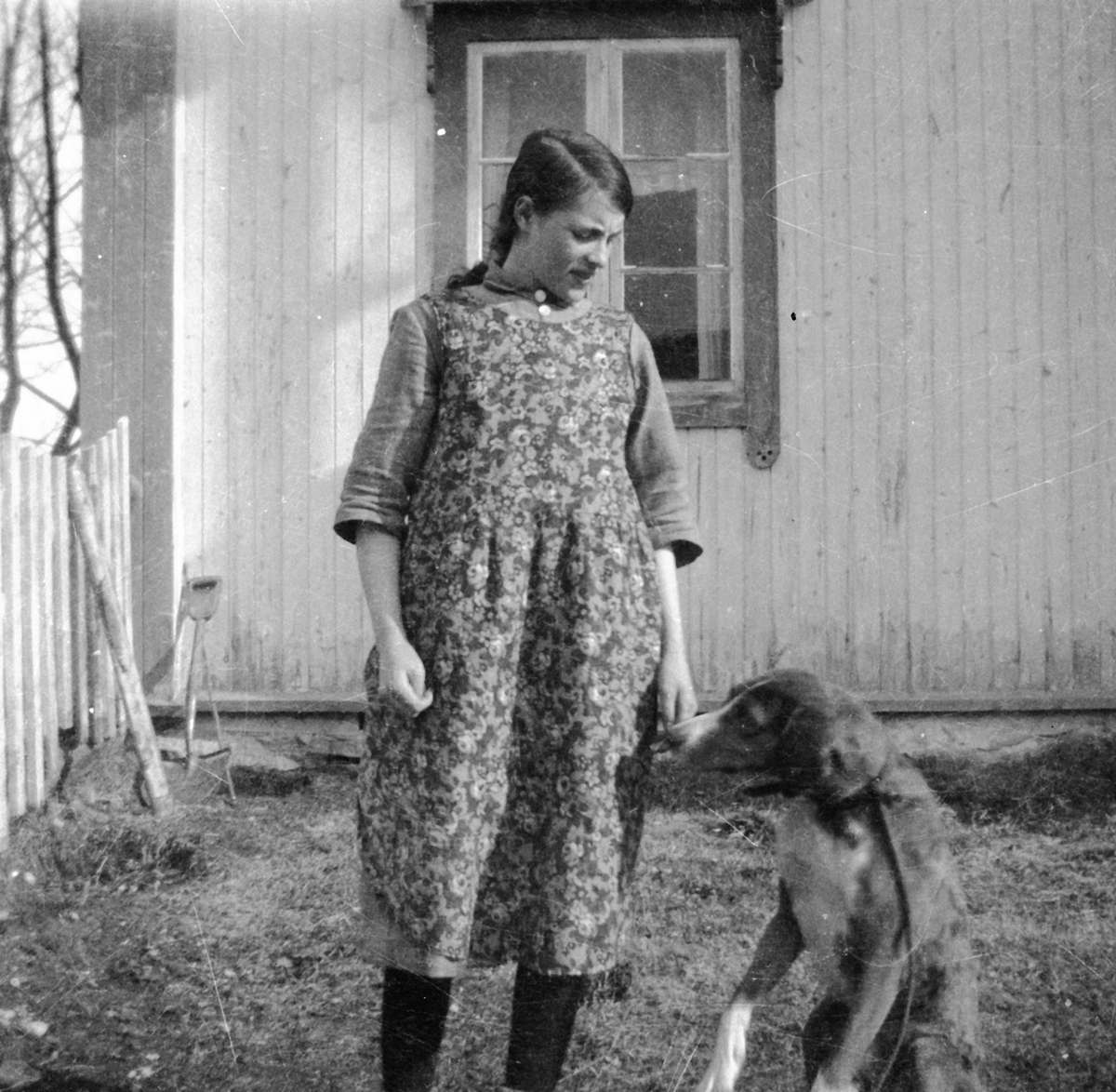 Kvinne og hund