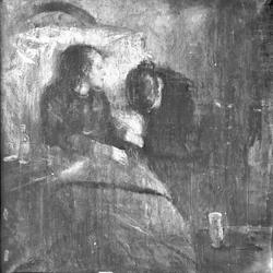 Maleri av Edvard Munch: Det syke barn