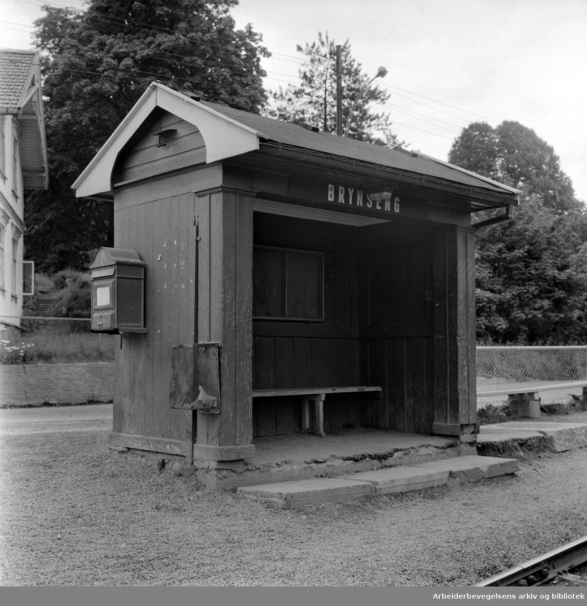 Brynseng stasjon. Juli 1964