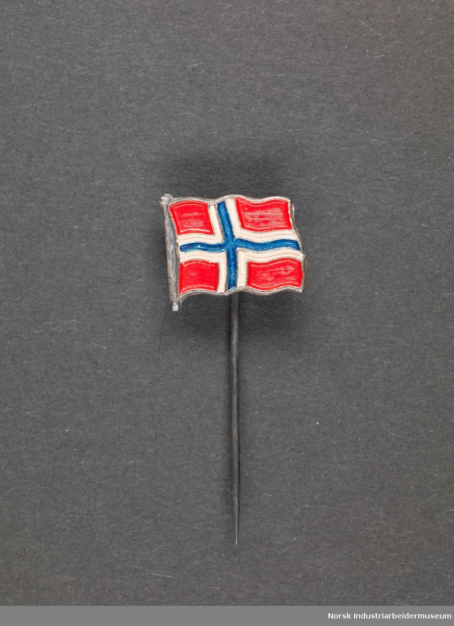 Formet som det norske flagg