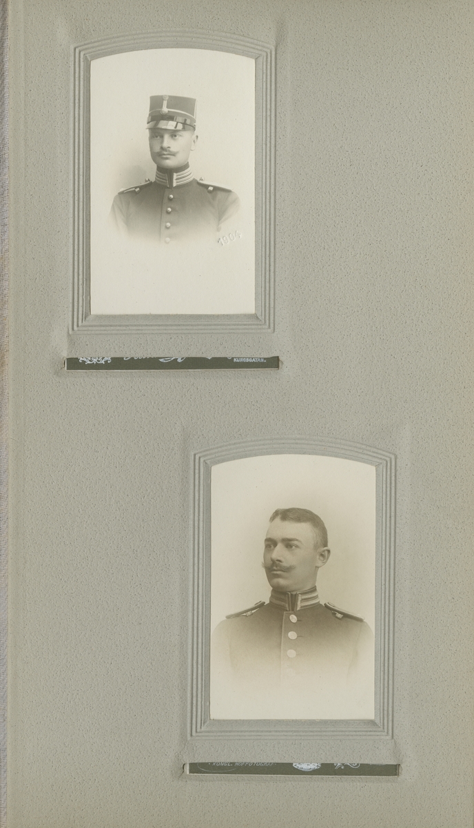Porträtt av Ivar Ragnar Lambert-Meuller, underlöjtnant vid Karlskrona ...