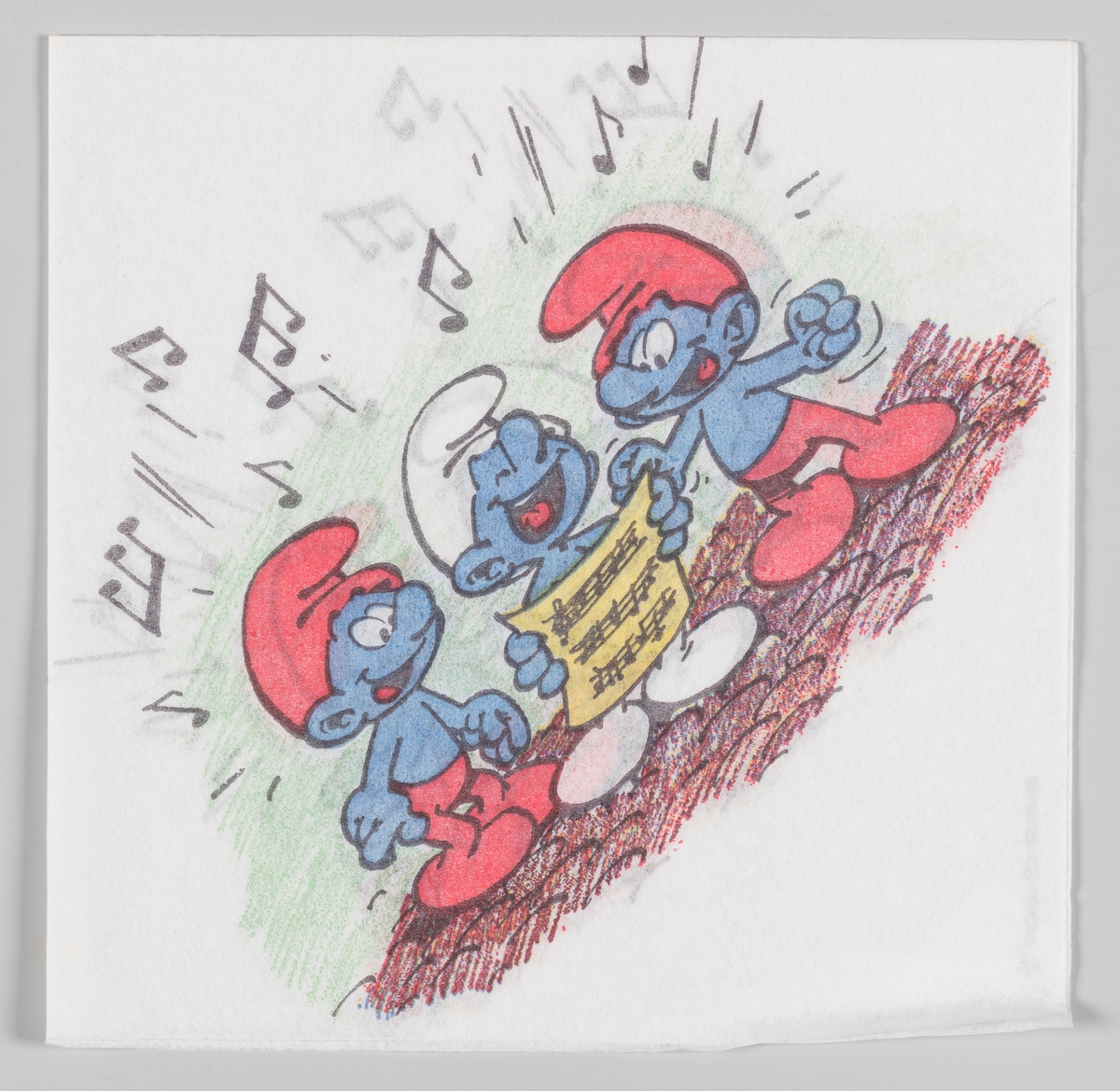 Tre smurfer står og synger fra et noteark.

Smurfene er en tegneserie for barn, skapt i 1958 av den belgiske tegneren og manusforfatteren Pierre Culliford, kjent under signaturen Peyo. Smurfene er blitt utgitt i Norge fra 1974.