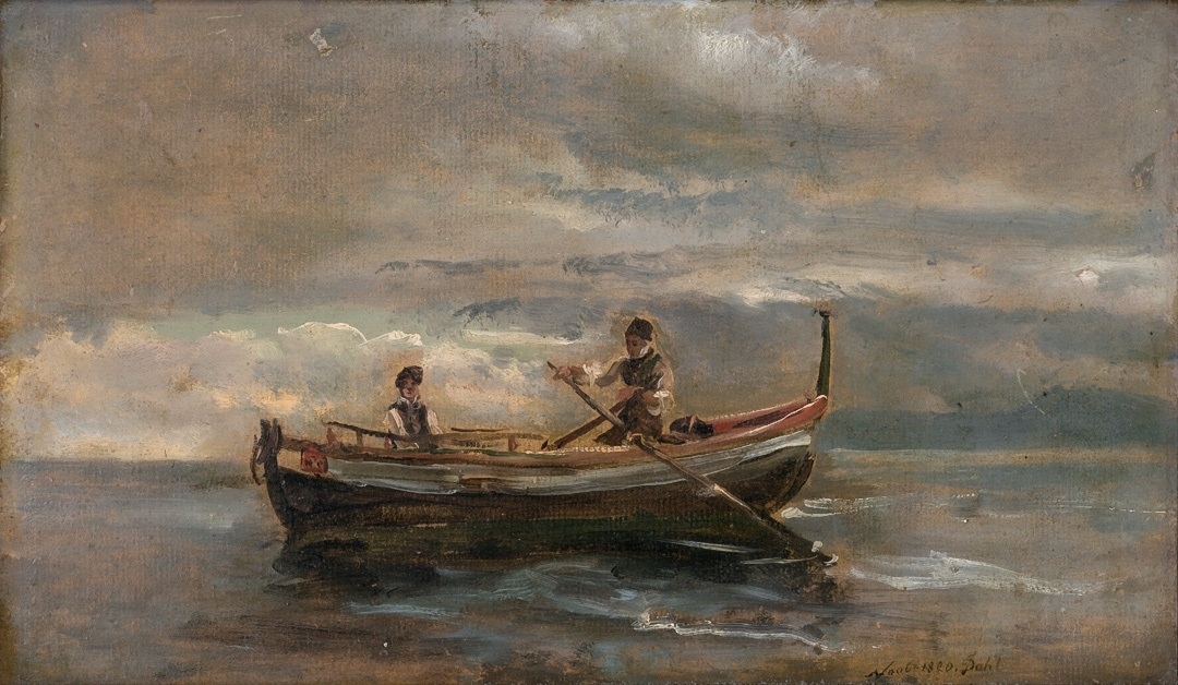 Fiskere på Golfen ved Napoli [Maleri]